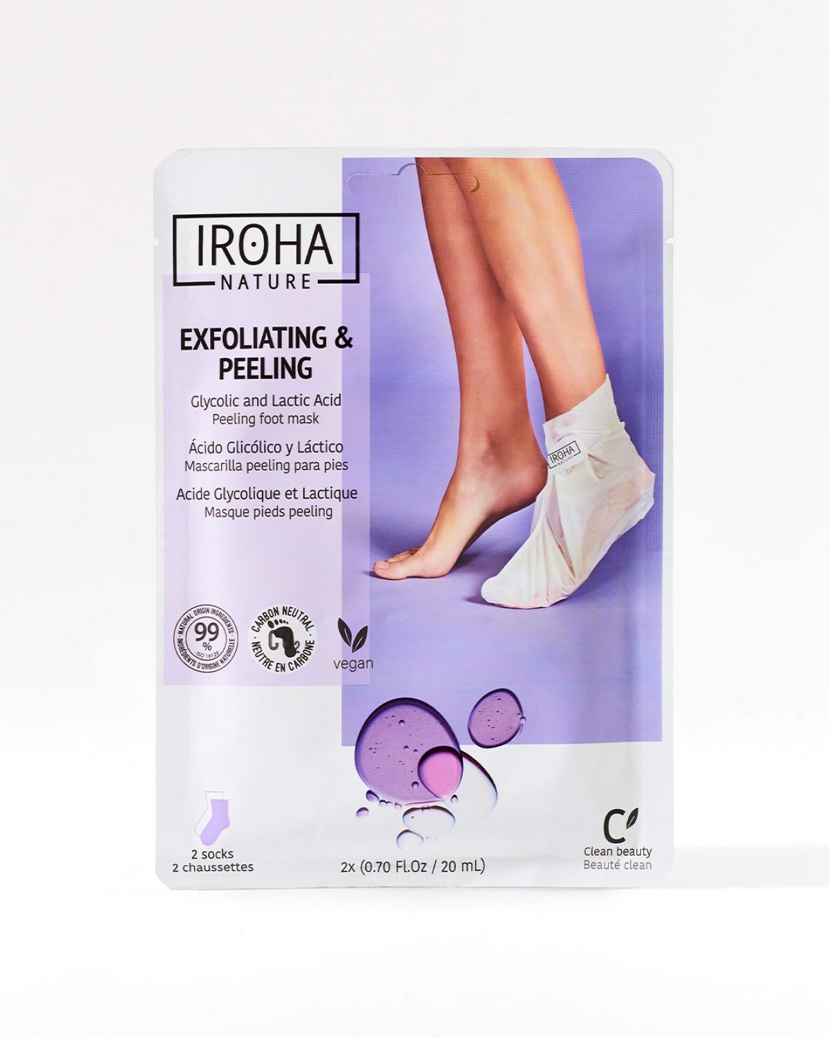 Exfoliating and Brightening Toner Pads with Glycolic Acid and Pineapple  Enzymes - Iroha Nature